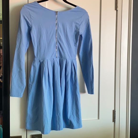 ARITZIA Talula Blue 3/4 Sleeve Dress - Picture 5 of 6